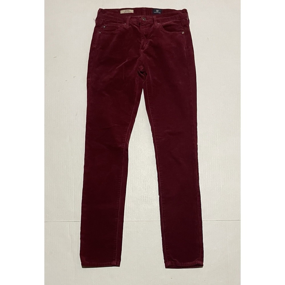 AG Adriano Goldschmied Prima Mid Rise Cigarette Corduroy Pants Womens 26R X 30